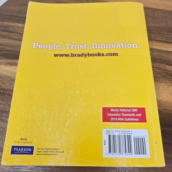 Pearson Limmer O'Keefe Dickinson Emergency Care 12th Edition Work Book - Picture 3 of 10